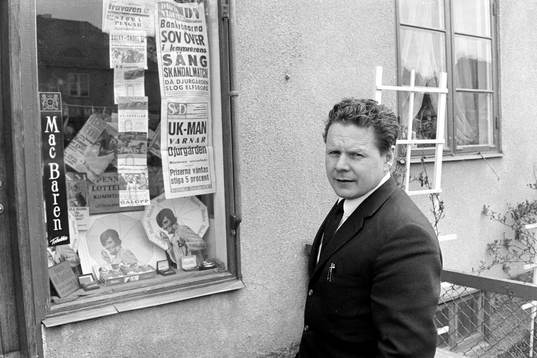 Gösta Sandberg, Djurgården läser löpsedlarna från DN