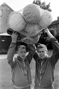 Sven-Gunnar Larsson och Ronney Pettersson, målvakter i