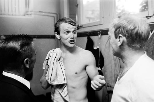 Hammarbys matchhjälte med sina två mål, Rolf Andersson i