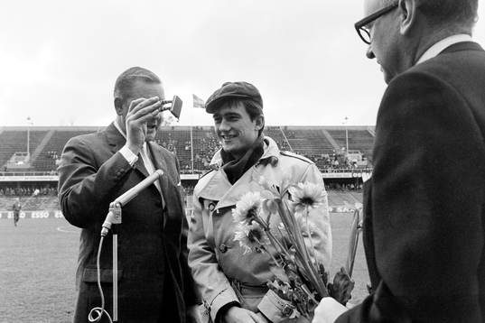Robert Broberg på plats