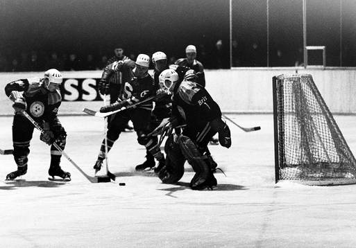 Situation framför brynäs målvakt