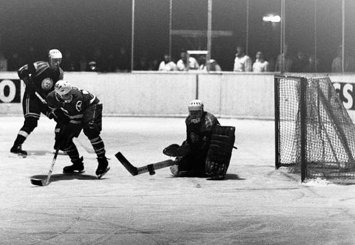 Situation framför brynäs målvakt