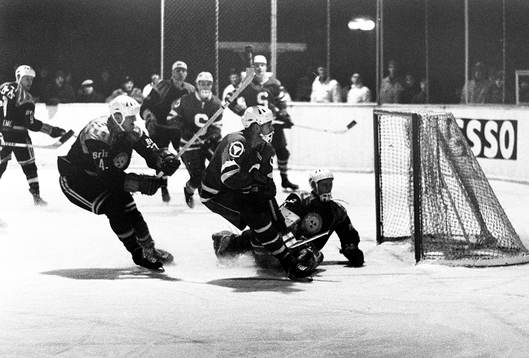 Situation framför brynäs målvakt