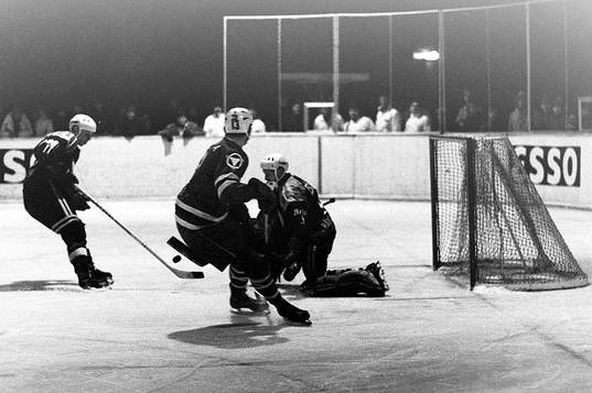 Situation framför brynäs målvakt