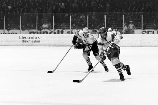 Ishockey, Sverige - Sovjet, 3-5