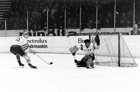 Ishockey, Sverige - Sovjet, 0-2