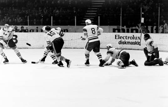 Ishockey, Sverige - Sovjet, 0-2