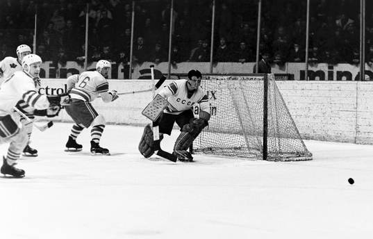 Ishockey, Sverige - Sovjet, 0-2