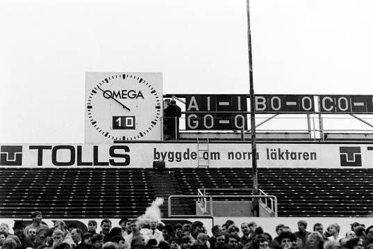 Resultattavlan på Råsunda