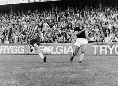 Lennart Backman, AIK slår ett inlägg
