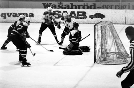 Situation framför hammarbys målvakt