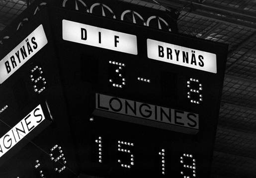 Ishockey, Div 1 Södra, Djurgården - Brynäs, 3-8.