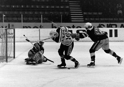 Leif Holmqvist, målvakt i AIK
