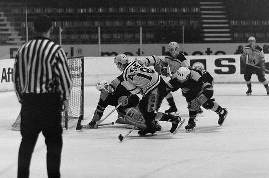 Leif Holmqvist, målvakt i AIK