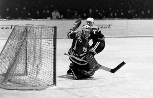 Curt Larsson, målvakt i Södertälje