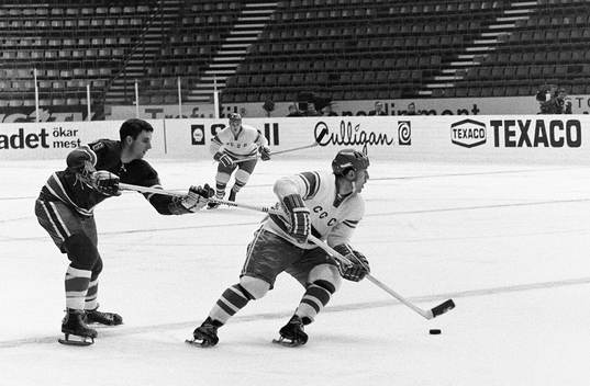 Ishockey, VM, Sovjetunionen - USA, 17-2