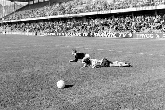 AIK:s Olavus Olsson och Claes Cronqvist, Djurgården
