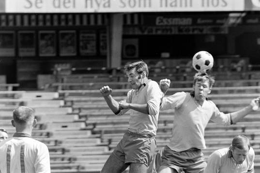 Krister Kristensson och Ronney Pettersson, målvakt