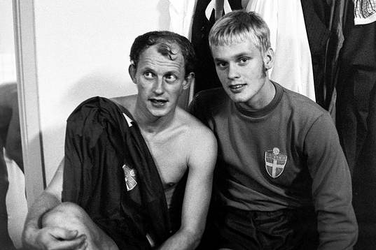 Sven-Gunnar Larsson och Ronnie Hellström, målvakter i
