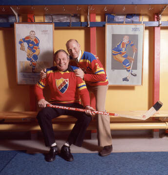 Djurgårdens Lasse Björn och Roland Stoltz