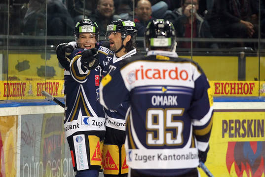 25.Sep.2012; Zug; Eishockey NLA - EV Zug - ZSC Lions; Reto