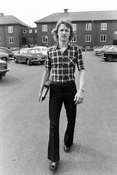 Lennart Larsson på verkstadsskolan i Hässleholm