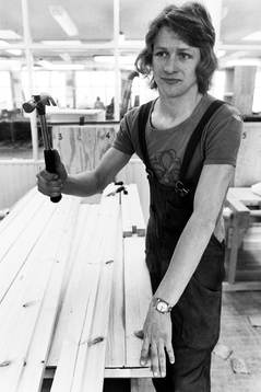 Lennart Larsson på verkstadsskolan i Hässleholm