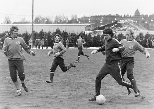 Fotboll, träningsmatch, Hässleholms IF - Landskrona, 1-3