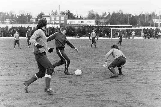 Fotboll, träningsmatch, Hässleholms IF - Landskrona, 1-3