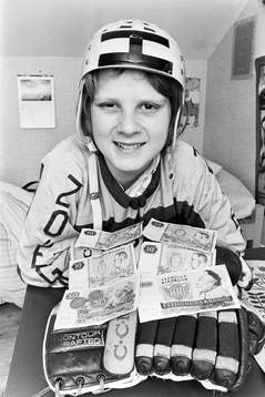 Peter Elander, Tyringe, 13 år och skyttekung