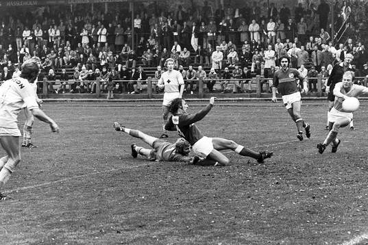 Tommy Svensson, Hässleholm gör mål på Malmö