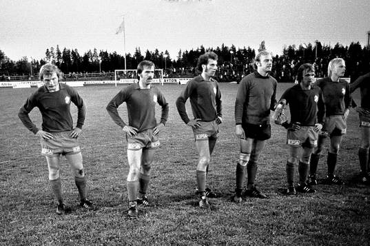 Österspelarna Björn Andersson, Inge Ejderstedt, Jan