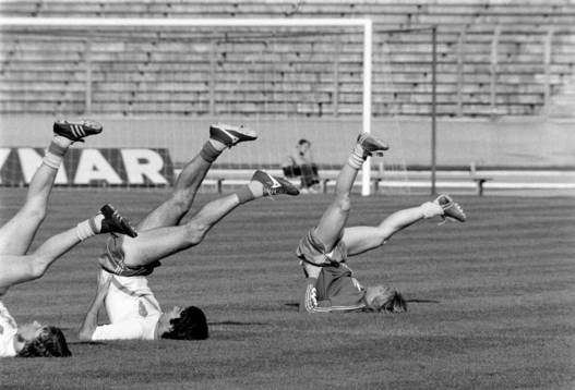 Fotboll, VM, Träning Sverige