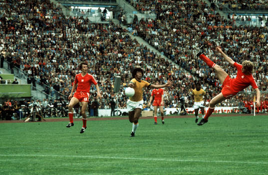 Fotboll, VM, Bronsmatch, Polen - Brasilien