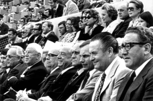 Henry Kissinger, Willi Daume, Münchens borgmästare Georg