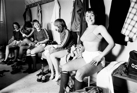 Fotboll, Dam, Lönsboda, omklädningsrum
