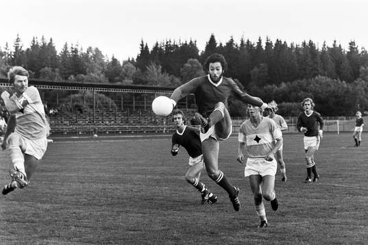Hässleholms Alf Jönsson i ett anfall