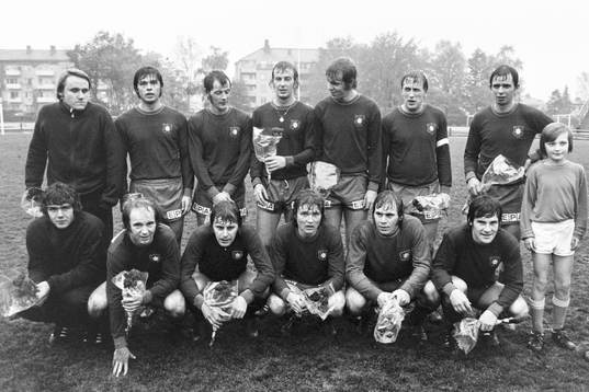 Örgryte seriesegrare i div 2 med bl.a Örjan Persson, Jan