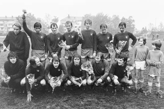 Örgryte seriesegrare i div 2 med bl.a Örjan Persson, Jan