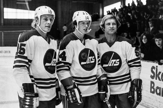 Anders Hedberg, Ulf Nilsson och Bobby Hull