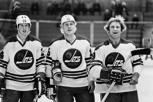 Ulf Nilsson, Anders Hedberg och Bobby Hull