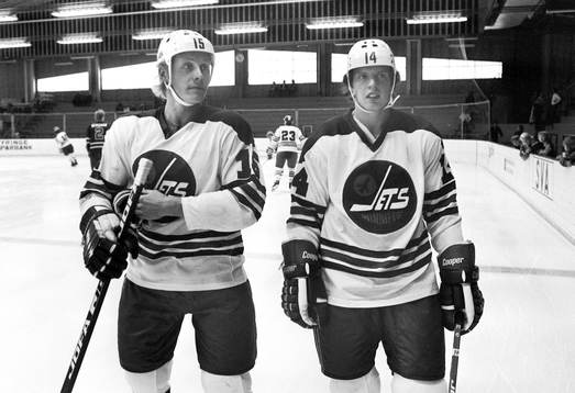Anders Hedberg och Ulf "Lill-Pröjsarn" Nilsson, Winnipeg
