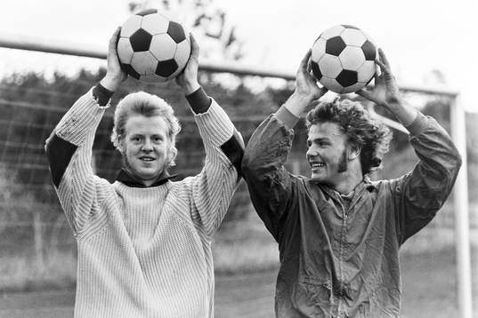 Målvakterna Claes Flink och Bo Jönsson