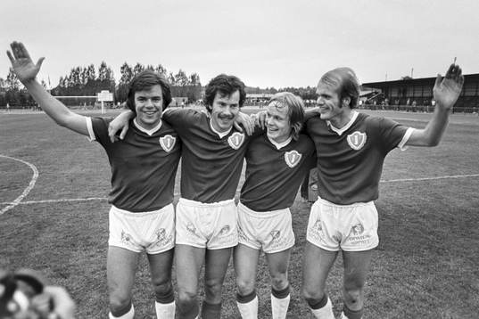 Christer Johansson, Bo Andersson, Ulf Lantz och Rolf Käck,