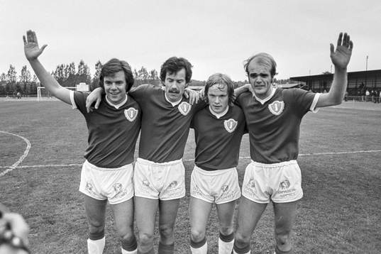 Christer Johansson, Bo Andersson, Ulf Lantz och Rolf Käck,