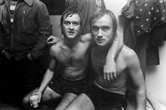 Göran Edvinsson och Lars Edvinsson, Mjällby jublar