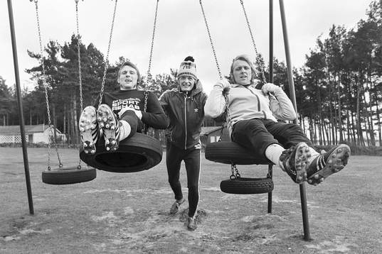 Bo Andersson, Jan-Ove Jansson, tränare och Sven-Bertil