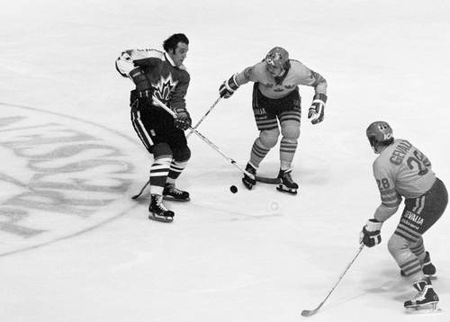 Ishockey, Sverige - Kanada