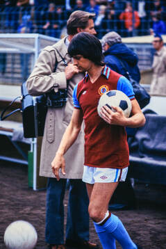 Aston Villas Brian Little. Football, Friendly Match, Sweden