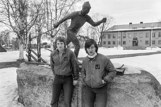 Peter Elander och Stefan Hedlund, nyförvärv i klubben